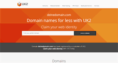 Desktop Screenshot of deinedomain.com