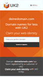 Mobile Screenshot of deinedomain.com